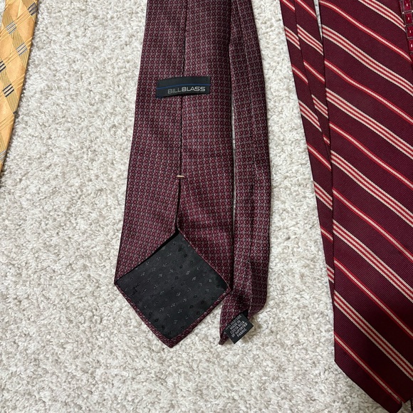 OBO Lot of 7 Men's Designer Silk Tie Bundle Michael Kors/others - Picture 7 of 8